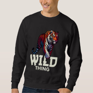 Sweatshirt Amoureux des animaux sauvage de Tiger Nature Graph