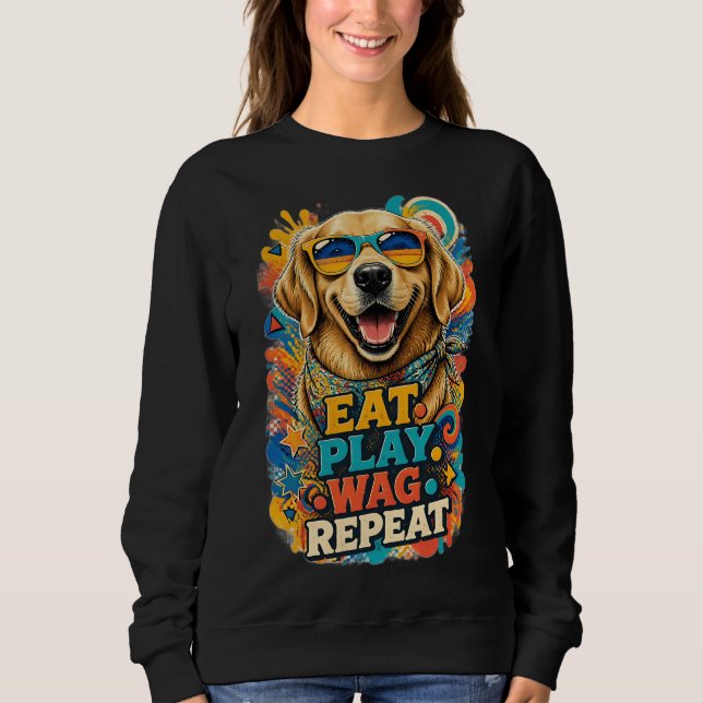 Sweatshirt Amoureux des chiens  (Devant)