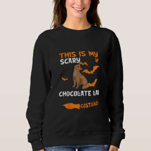 Sweatshirt Amoureux des chiens   C'Est Mon Costume De Laborat