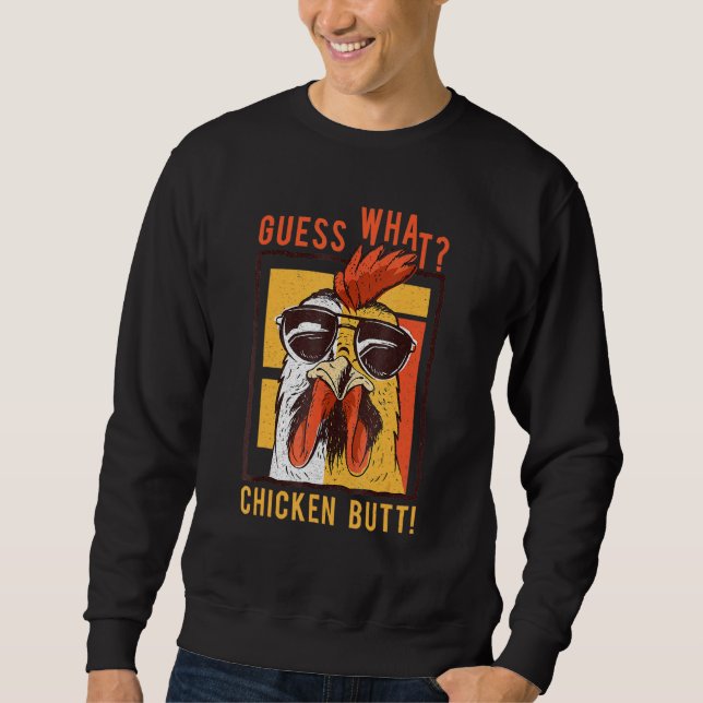 Sweatshirt Amoureux Papa Fils Amis Humour Devinez Ce Chien (Devant)
