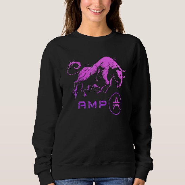 Sweatshirt Amp Token Crypto Bullrun Hodl À Être Blockchain Mi (Devant)