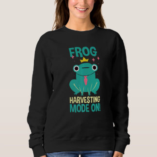 Sweatshirt Amphibian Frog Hunter Hunting Frog Harvesting Mode