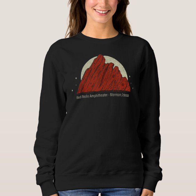 Sweatshirt Amphithéâtre Red Rocks Morrison Colorado (Devant)