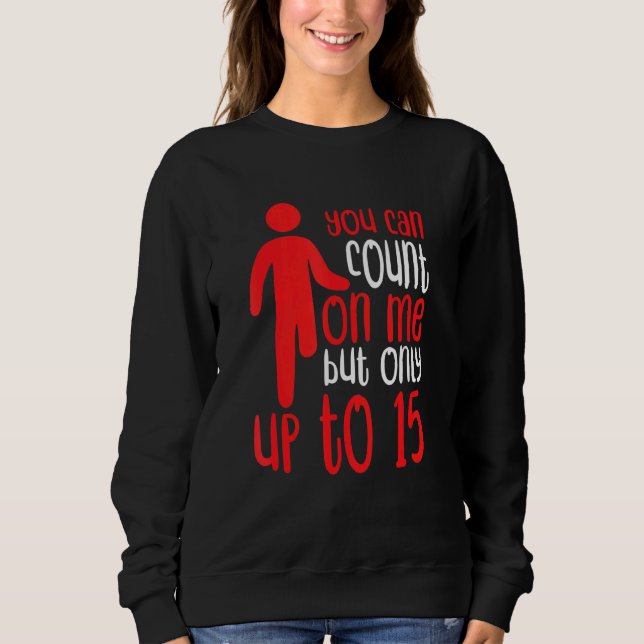 Sweatshirt Amputation de l'Humour de la jambe Soutien Plaisan (Devant)