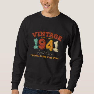Sweatshirt Amusant 84 ans 1941 Vintage 84e anniversaire Cadea