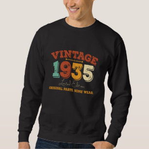 Sweatshirt Amusant 90 ans 1935 Vintage 90e anniversaire Cadea