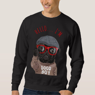 Sweatshirt Amusant Amoureux des chiens américain Pitbull