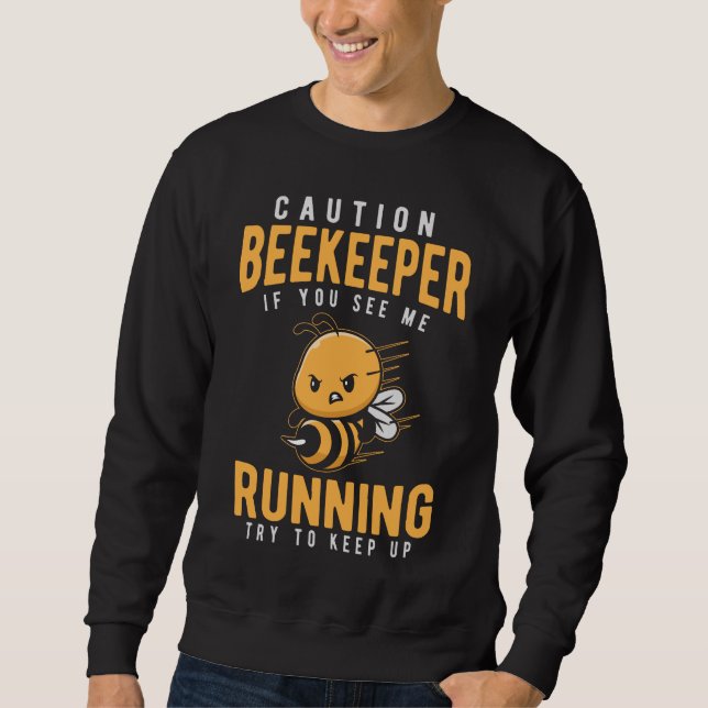 Sweatshirt Amusant apiculteur plaisanter Humour abeille (Devant)