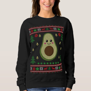 Sweatshirt Amusant Avocado laide de Noël sucré Adulte G