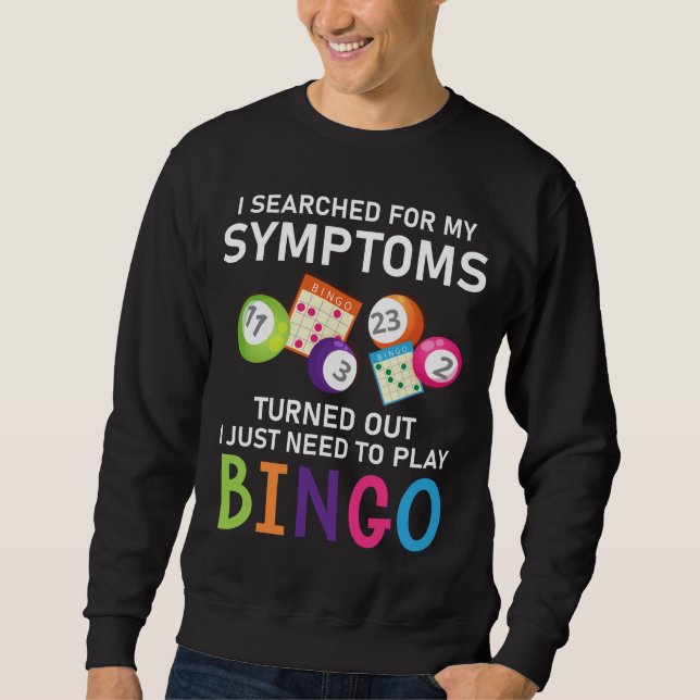 Sweatshirt Amusant Bingo Bingo Bingo Gamer (Devant)