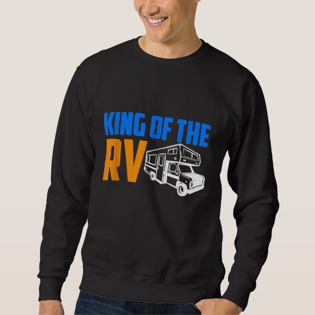 Sweatshirt Amusant Camping Lover Crazy Camping (Devant)