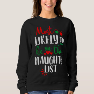 Sweatshirt Amusant Correspondance des pyjamas de famille Noël