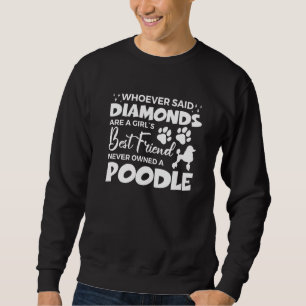 Sweatshirt Amusant Costume De Poodle Pour Filles