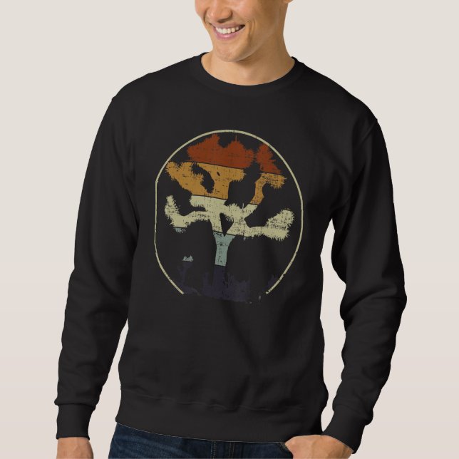 Sweatshirt Amusant coucher de soleil Joshua Tree idée de cade (Devant)