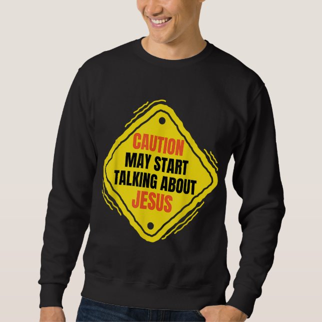 Sweatshirt Amusant dire drôle Mème de Jésus (Devant)