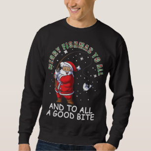 Sweatshirt Amusant Joyeux Poissons À Tous Noël Famille Matchi