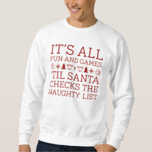 Sweatshirt Amusement Et Jeux Père Noël