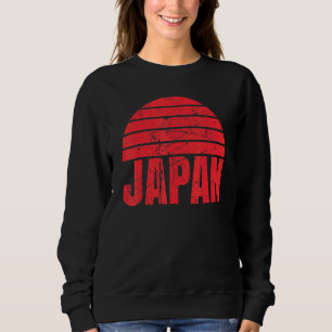 Sweatshirt Amusez-Vous Le Japon Sous Un Arrière - plan Couche