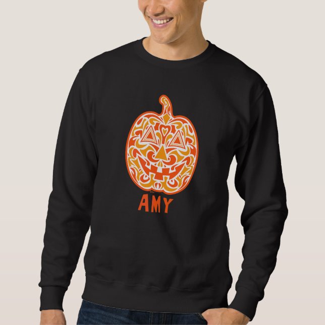 Sweatshirt Amy Crâne de Sucre d'Halloween (Devant)