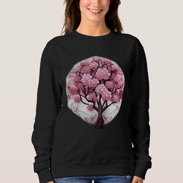 Sweatshirt An Elegant and Beautiful Cherry Blossom Sphere Tre (Devant)