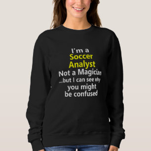 Sweatshirt Analyste de football Emploi Carrière Reporter spor