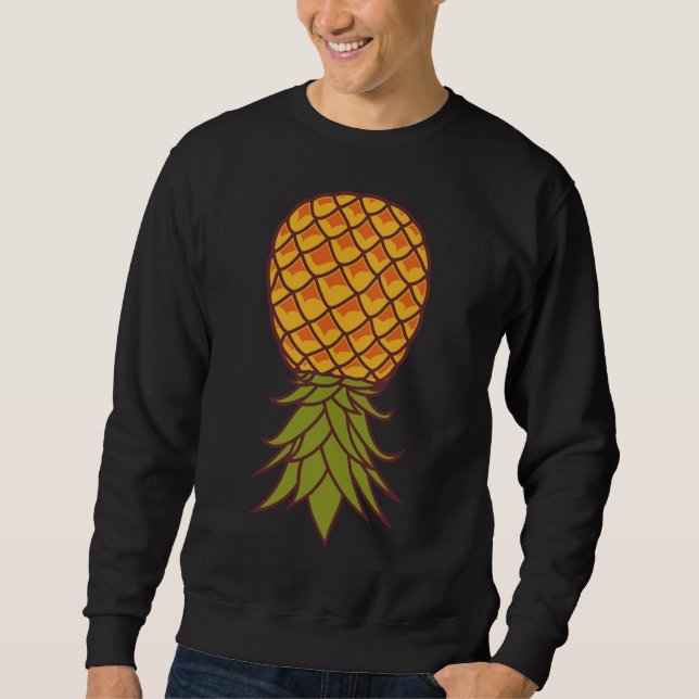 Sweatshirt Ananas Hawaiian Lifestyle Upside Down Tropical (Devant)