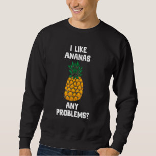 Sweatshirt Ananas Pour Femmes Filles Hommes Tropical Honolulu