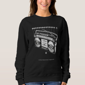 Sweatshirt Anatomie de Boombox Retro 80s 90s Ghetto Blaster H