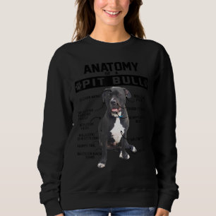 Sweatshirt Anatomie Drôle D'Un Propriétaire De Chien De Compa