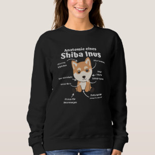 Sweatshirt Anatomie D'Un Chien Doux Shiba Inus Chien Chien Ch
