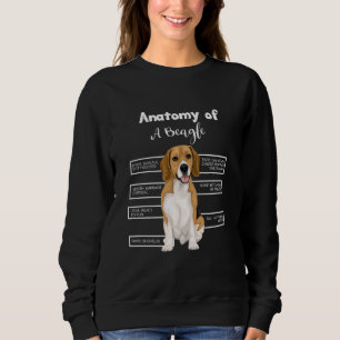 Sweatshirt Anatomie D'Un Chien Drôle Beagle