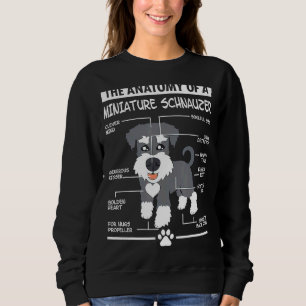 Sweatshirt Anatomie D'Un Chien Schnauzer Miniature Chien Mama