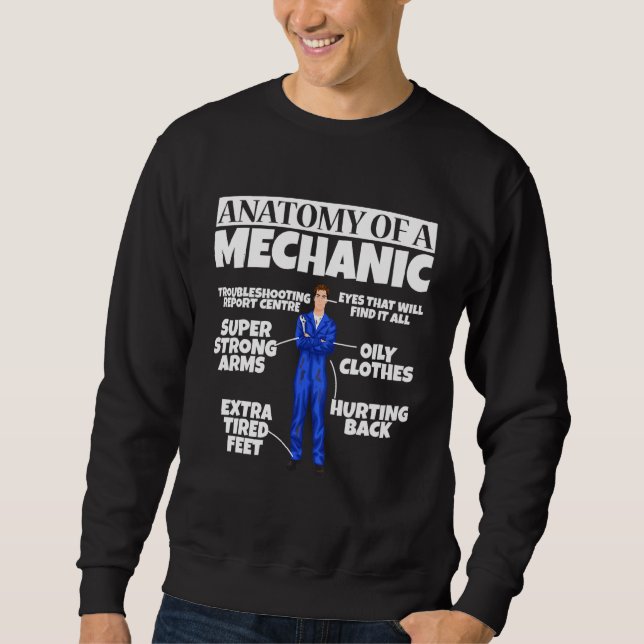 Sweatshirt Anatomie D'Un Mécanique (Devant)