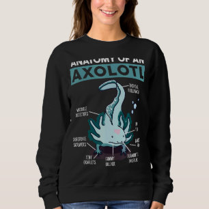 Sweatshirt Anatomie Mignonne D'Un Axolotl Mexicain Poisson Ma