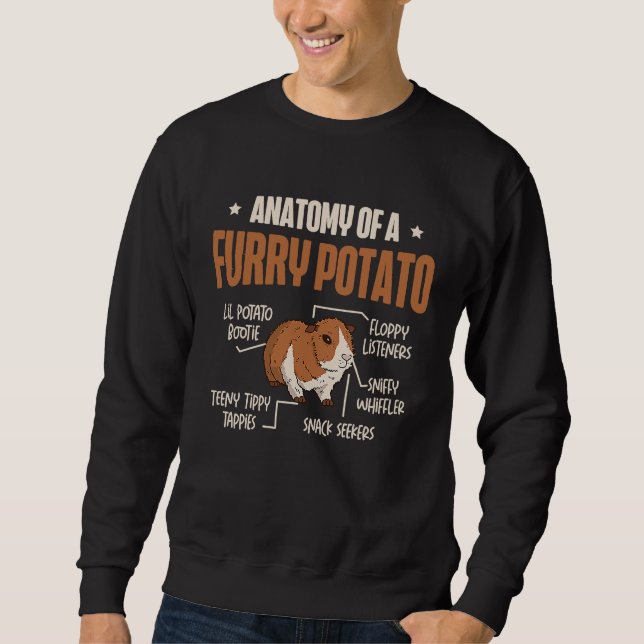 Sweatshirt Anatomy Of A Furry Potato Guinea Pig (Devant)