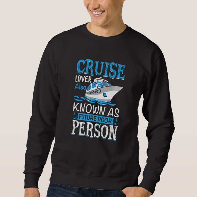 Sweatshirt Anchor With Saying For Captain Pontoon Motor Boati (Devant)