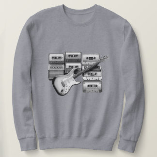 Sweatshirt Ancienne guitare et ancienne cassette