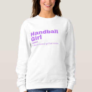 Sweatshirt andball Girl - Handball