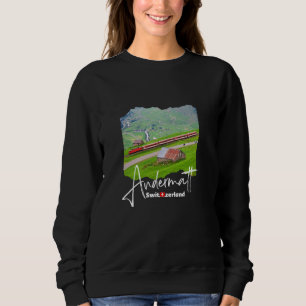 Sweatshirt Andermatt Suisse Randonnée Andermatt