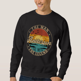 Sweatshirt ANDERSON L'Homme La Légende Le Mythe Prénom