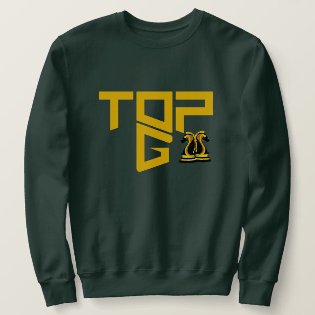 Sweatshirt Andrew Teams Tate Logo Cavalier Échecs TOP G Cobra (Design devant)