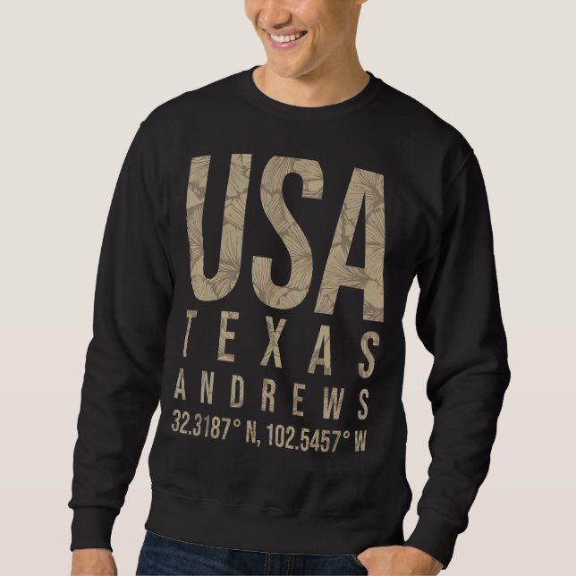 Sweatshirt Andrews Texas (Devant)