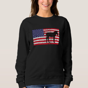 Sweatshirt Âne 4 juillet Jour de l'indépendance Amérique