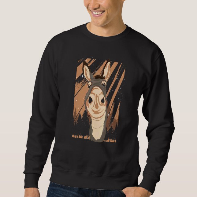 Sweatshirt Âne d'élevage (Devant)