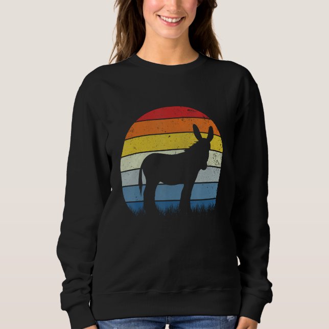 Sweatshirt âne muet vintage (Devant)