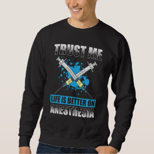 Sweatshirt Anesthésiologie pour infirmière anesthésiste anest