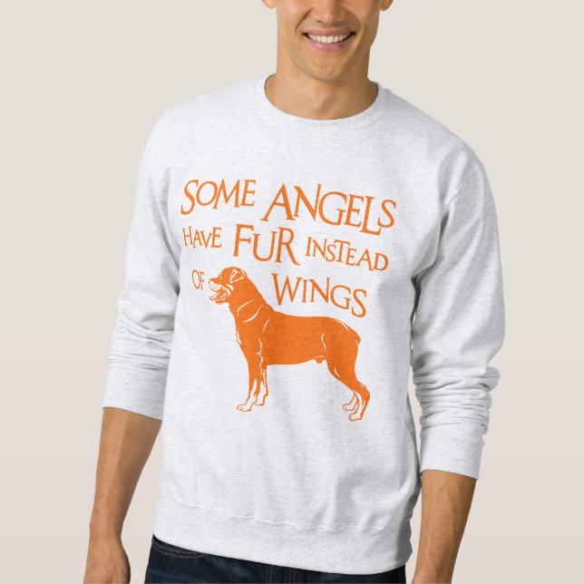 SWEATSHIRT ANGE DE ROTTWEILER (Devant)