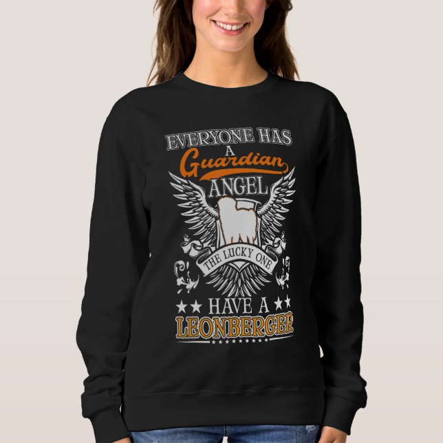 Sweatshirt ange gardien Leonberger (Devant)