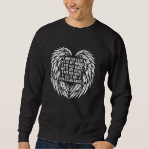 Sweatshirt ange gardien mari veuve citation veuve épouse moi
