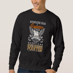 Sweatshirt Ange gardien pointer à poil dur allemand